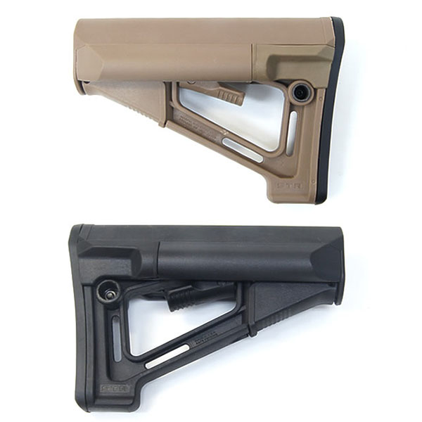 MP STR Stock PTS for airsoft AEG Black/Tan/Green